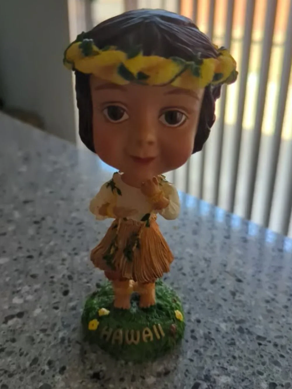 Vintage Style Keiki Hula Girl Dashboard Bobblehead Doll